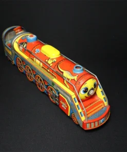 tin toy train engine top view