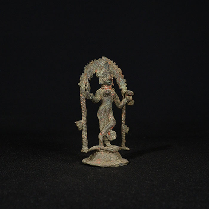 goddess laxmi sculpture half side view