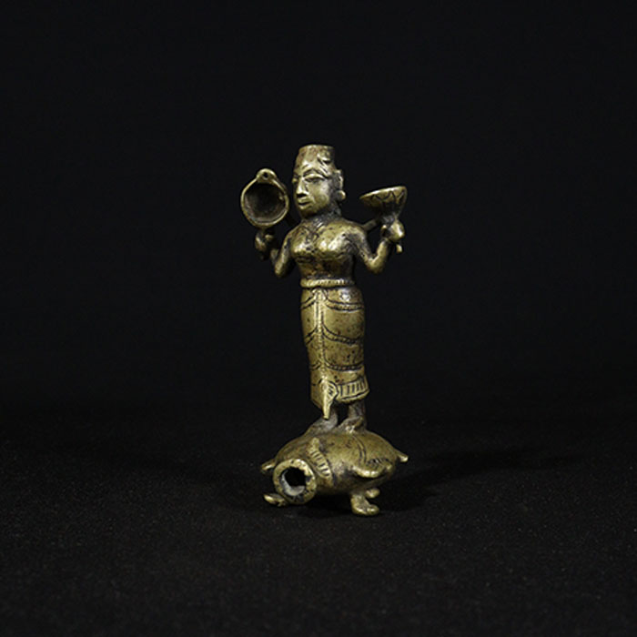 kohl container bronze collectible half side view 2