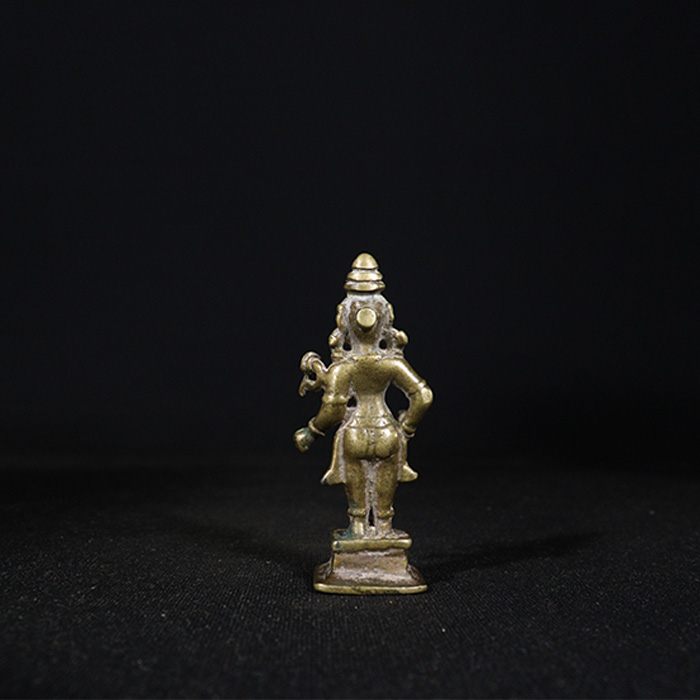 bhudevi bronze sculpture back view