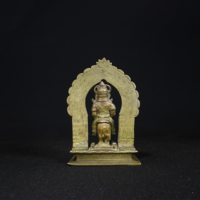 yam bhuta bronze sculpture back view