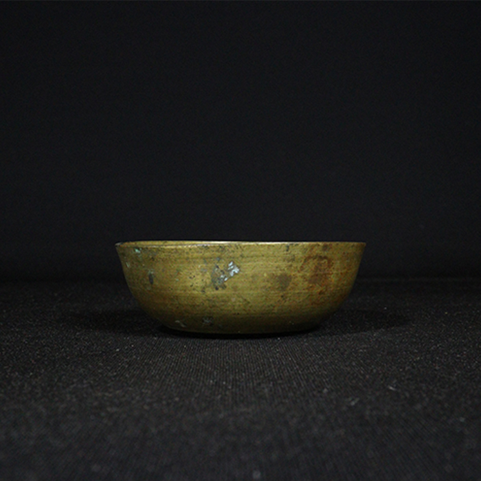 islamic bowl bronze collectible side view