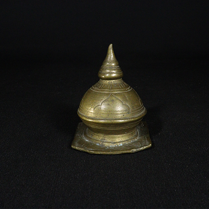temple top kalash bronze collectible front view