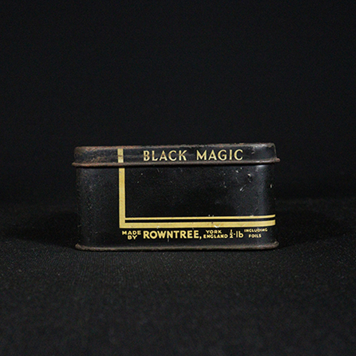 black magic tin box side view 2