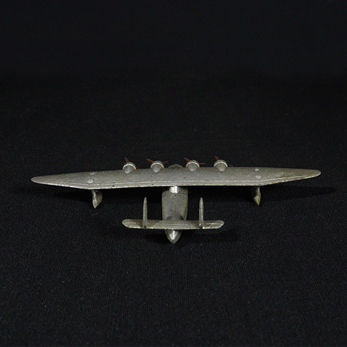 dinky tin toys flying boat back view