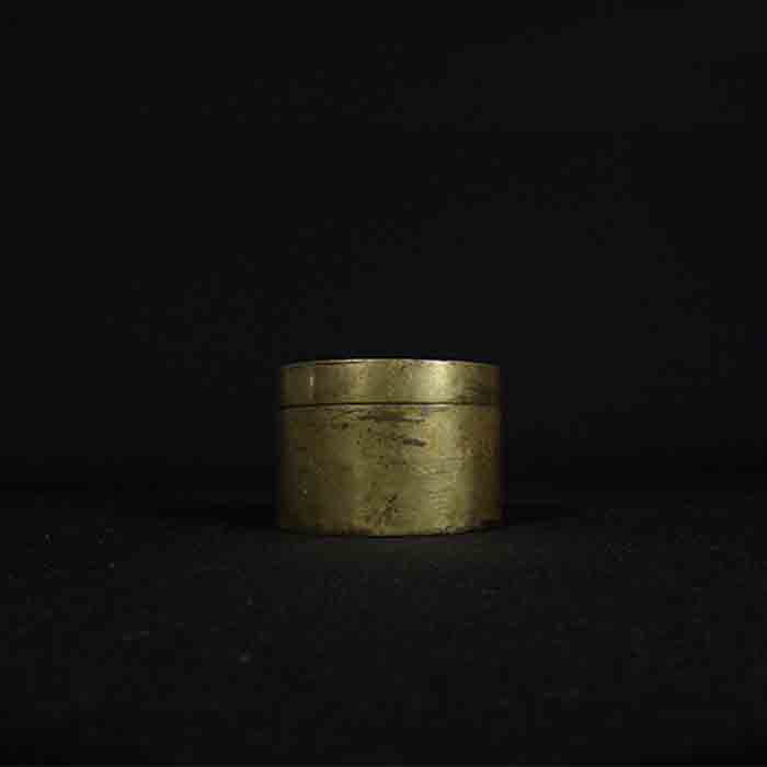 spice container bronze collectible side view